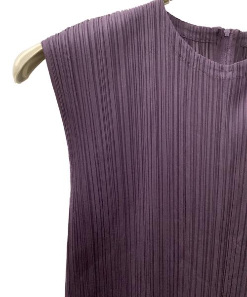 PLEATS PLEASE（プリーツプリーズ）PLEATS PLEASE (プリーツプリーズ) オールインワン パープル サイズ:3の古着・服飾アイテム