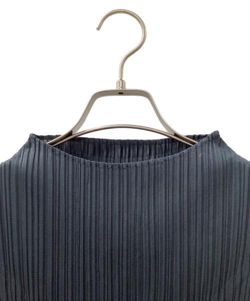 PLEATS PLEASE（プリーツプリーズ）PLEATS PLEASE (プリーツプリーズ) 長袖ワンピース ブルー サイズ:3の古着・服飾アイテム