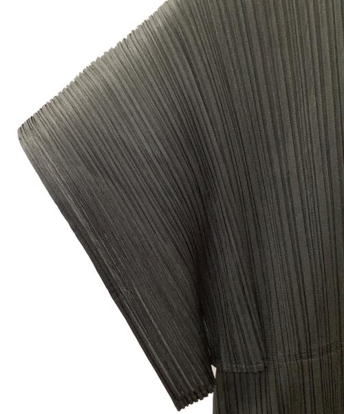PLEATS PLEASE（プリーツプリーズ）PLEATS PLEASE (プリーツプリーズ) ノースリーブ・キャミソールワンピース ブラウン サイズ:3の古着・服飾アイテム