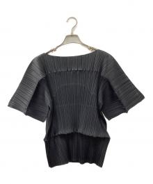 PLEATS PLEASE（プリーツプリーズ）の古着「半袖カットソー」｜ブラック