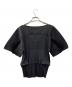 PLEATS PLEASE (プリーツプリーズ) 半袖カットソー ブラック サイズ:-：25000円