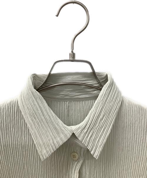 ISSEY MIYAKE（イッセイミヤケ）ISSEY MIYAKE (イッセイミヤケ) 長袖ワンピース ライトグレー サイズ:Mの古着・服飾アイテム