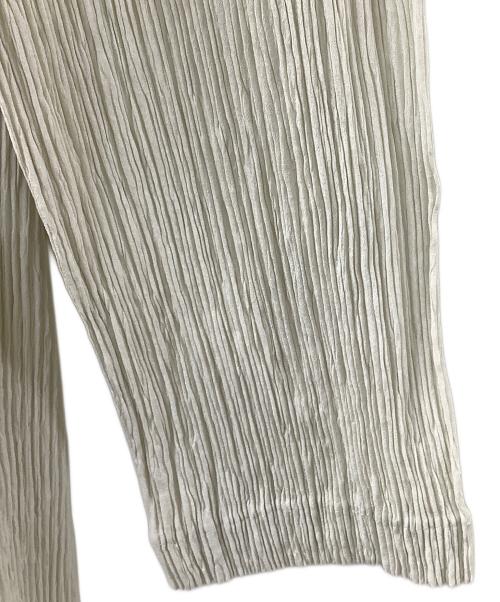 ISSEY MIYAKE（イッセイミヤケ）ISSEY MIYAKE (イッセイミヤケ) 長袖ワンピース ライトグレー サイズ:Mの古着・服飾アイテム