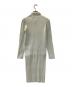 ISSEY MIYAKE (イッセイミヤケ) 長袖ワンピース ライトグレー サイズ:M：35000円