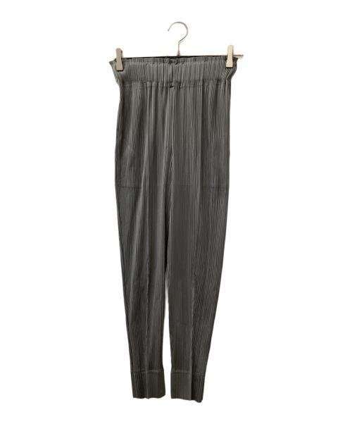 PLEATS PLEASE（プリーツプリーズ）PLEATS PLEASE (プリーツプリーズ) SPACE ROCK PANTS グレー サイズ:3の古着・服飾アイテム