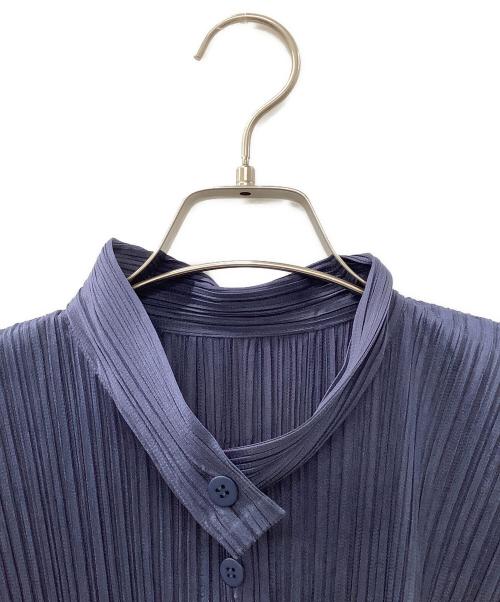 PLEATS PLEASE（プリーツプリーズ）PLEATS PLEASE (プリーツプリーズ) ノースリーブ・キャミソールワンピース ブルー サイズ:3の古着・服飾アイテム