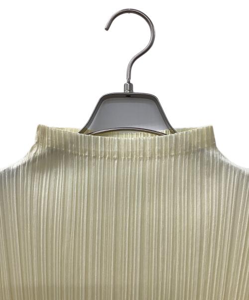 PLEATS PLEASE（プリーツプリーズ）PLEATS PLEASE (プリーツプリーズ) ノースリーブ・キャミソールワンピース イエロー サイズ:3の古着・服飾アイテム