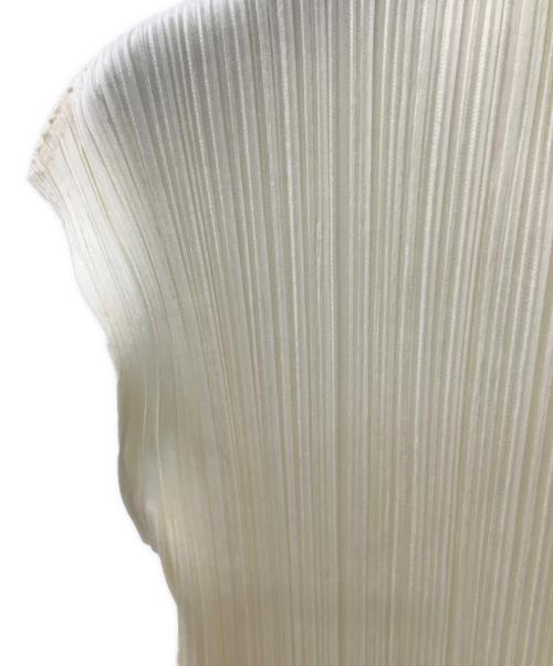 PLEATS PLEASE（プリーツプリーズ）PLEATS PLEASE (プリーツプリーズ) ノースリーブ・キャミソールワンピース イエロー サイズ:3の古着・服飾アイテム