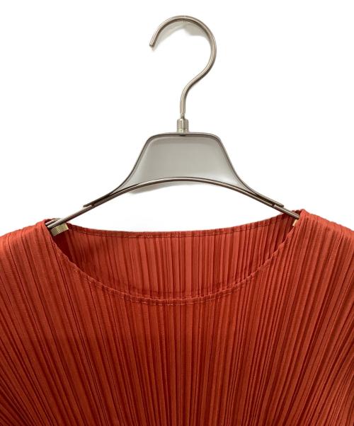 PLEATS PLEASE（プリーツプリーズ）PLEATS PLEASE (プリーツプリーズ) 半袖カットソー オレンジ サイズ:3の古着・服飾アイテム