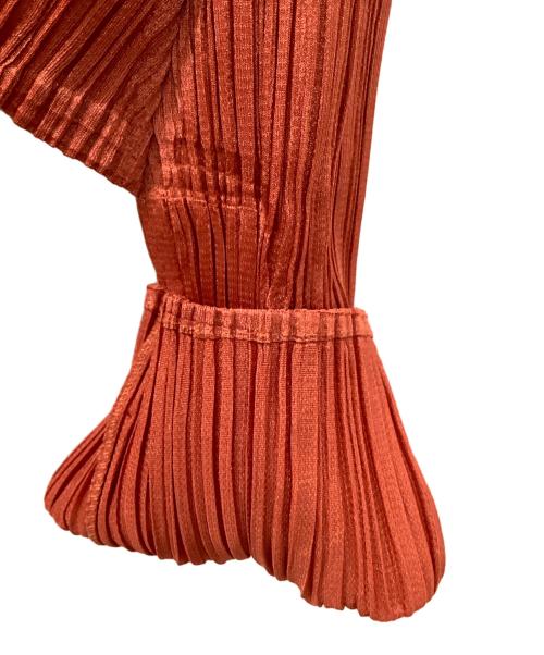 PLEATS PLEASE（プリーツプリーズ）PLEATS PLEASE (プリーツプリーズ) 半袖カットソー オレンジ サイズ:3の古着・服飾アイテム