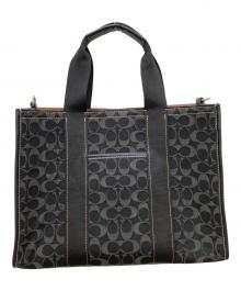 COACH（コーチ）の古着「2wayトートバッグ」｜ブラック