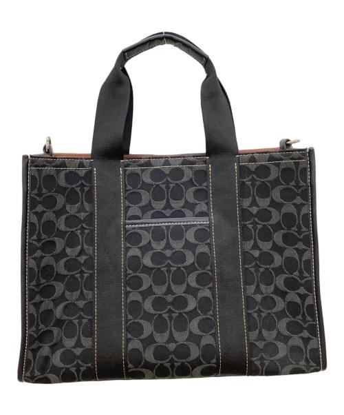 COACH（コーチ）COACH (コーチ) 2wayトートバッグ ブラックの古着・服飾アイテム