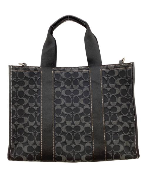 COACH（コーチ）COACH (コーチ) 2wayトートバッグ ブラックの古着・服飾アイテム