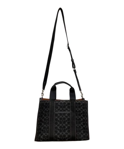COACH（コーチ）COACH (コーチ) 2wayトートバッグ ブラックの古着・服飾アイテム