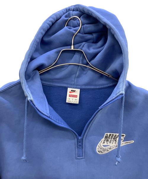 SUPREME（シュプリーム）SUPREME (シュプリーム) NIKE (ナイキ) プルオーバーパーカー ブルー サイズ:Sの古着・服飾アイテム
