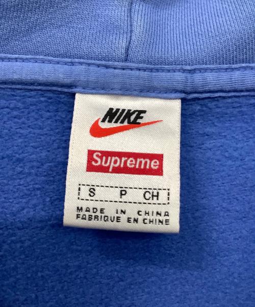 SUPREME（シュプリーム）SUPREME (シュプリーム) NIKE (ナイキ) プルオーバーパーカー ブルー サイズ:Sの古着・服飾アイテム