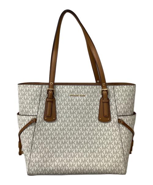 MICHAEL KORS（マイケルコース）MICHAEL KORS (マイケルコース) MKシグネイチャー ベージュ×ブラウン 未使用品の古着・服飾アイテム