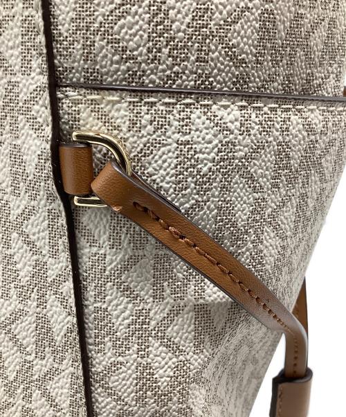 MICHAEL KORS（マイケルコース）MICHAEL KORS (マイケルコース) MKシグネイチャー ベージュ×ブラウン 未使用品の古着・服飾アイテム