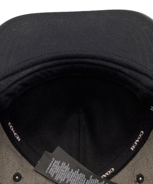 COACH（コーチ）COACH (コーチ) シグネチャー キャップ ブラック×グレー サイズ:M/Lの古着・服飾アイテム