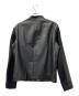EMPORIO ARMANI (エンポリオ アルマーニ) レザージャケット ブラック サイズ:XXL：25000円