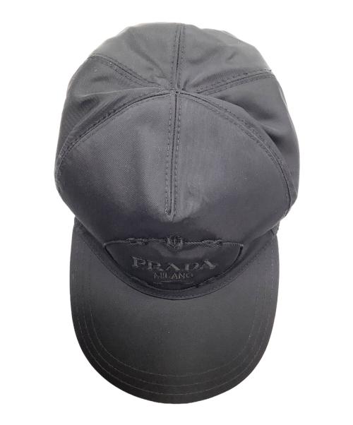 PRADA（プラダ）PRADA (プラダ) キャップ ブラック サイズ:Lの古着・服飾アイテム