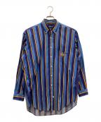 POLO RALPH LAURENポロ・ラルフローレン）の古着「長袖シャツ」｜ネイビー×ブルー