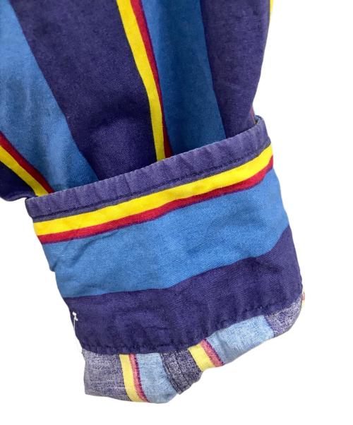 POLO RALPH LAUREN（ポロ・ラルフローレン）POLO RALPH LAUREN (ポロ・ラルフローレン) 長袖シャツ ネイビー×ブルー サイズ:Mの古着・服飾アイテム