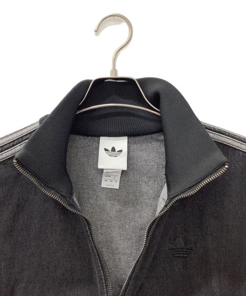adidas（アディダス）adidas (アディダス) ADICOLOR DENIM FIREBIRD TRACK TOP ブラック サイズ:Mの古着・服飾アイテム