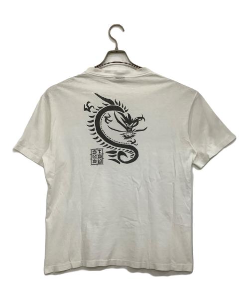 stussy（ステューシー）stussy (ステューシー) 半袖Tシャツ ホワイト サイズ:Lの古着・服飾アイテム
