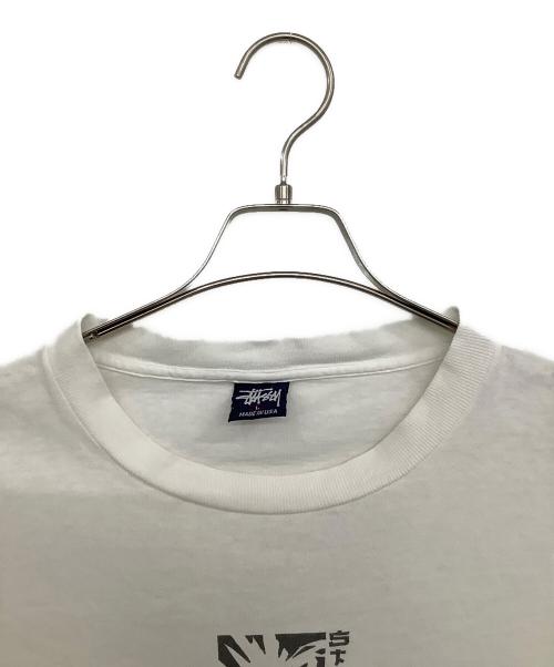 stussy（ステューシー）stussy (ステューシー) 半袖Tシャツ ホワイト サイズ:Lの古着・服飾アイテム
