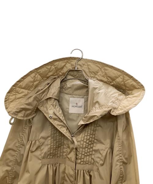 MONCLER（モンクレール）MONCLER (モンクレール) ナイロンコート ベージュの古着・服飾アイテム