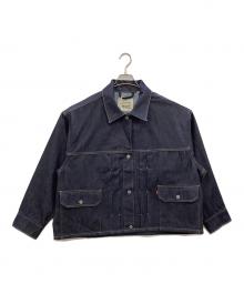 LEVI'S（リーバイス）の古着「WellThread Women's Iris Relaxed Type II Trucker Jacket」｜インディゴ