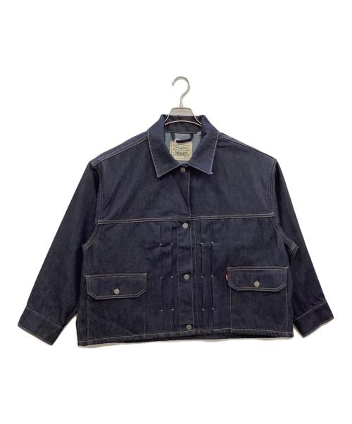 LEVI'S（リーバイス）LEVI'S (リーバイス) WellThread Women's Iris Relaxed Type II Trucker Jacket インディゴ サイズ:LEVI'S size S 未使用品の古着・服飾アイテム