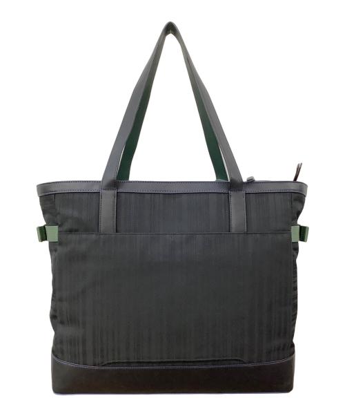 PAUL SMITH（ポールスミス）PAUL SMITH (ポールスミス) Shadow Stripe Tote Bag ブラック 未使用品の古着・服飾アイテム