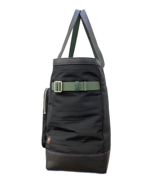 PAUL SMITH（ポールスミス）PAUL SMITH (ポールスミス) Shadow Stripe Tote Bag ブラック 未使用品の古着・服飾アイテム