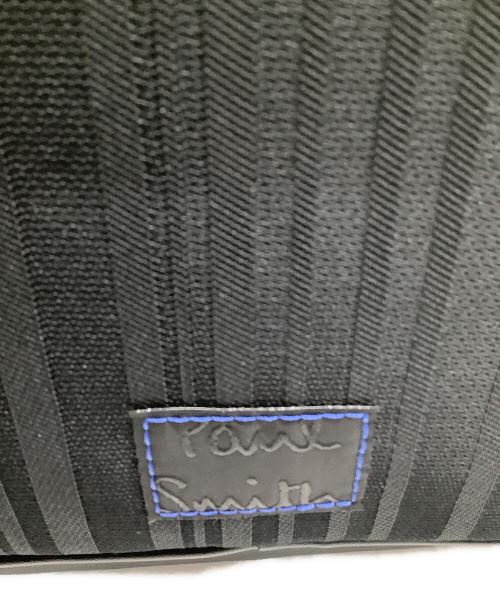 PAUL SMITH（ポールスミス）PAUL SMITH (ポールスミス) Shadow Stripe Tote Bag ブラック 未使用品の古着・服飾アイテム