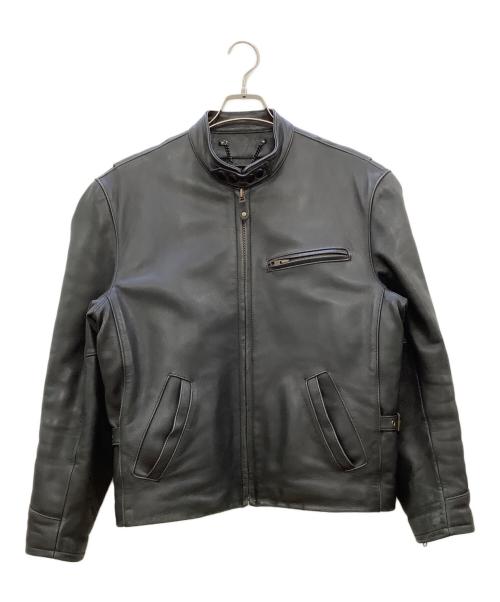 HARLEY-DAVIDSON（ハーレーダビッドソン）HARLEY-DAVIDSON (ハーレーダビッドソン) レザージャケット ブラック サイズ:38の古着・服飾アイテム