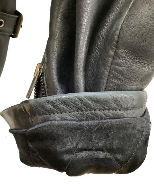 HARLEY-DAVIDSON（ハーレーダビッドソン）HARLEY-DAVIDSON (ハーレーダビッドソン) レザージャケット ブラック サイズ:38の古着・服飾アイテム