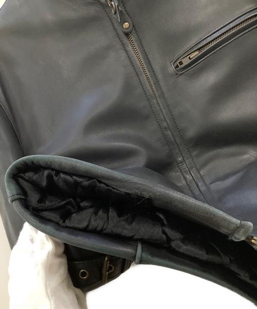 HARLEY-DAVIDSON（ハーレーダビッドソン）HARLEY-DAVIDSON (ハーレーダビッドソン) レザージャケット ブラック サイズ:38の古着・服飾アイテム