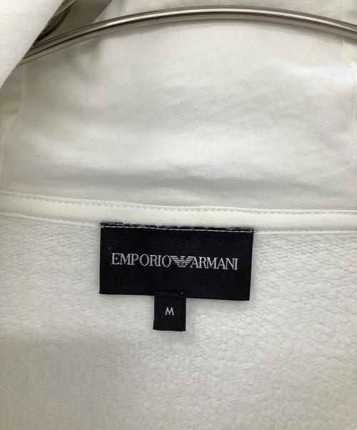 EMPORIO ARMANI（エンポリオ アルマーニ）EMPORIO ARMANI (エンポリオ アルマーニ) パーカー ホワイト サイズ:Mの古着・服飾アイテム