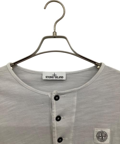 STONE ISLAND（ストーンアイランド）STONE ISLAND (ストーンアイランド) 半袖カットソー グレー サイズ:Sの古着・服飾アイテム