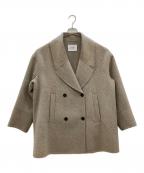 evernavyエバーネイビー）の古着「ウールコート」｜ベージュ