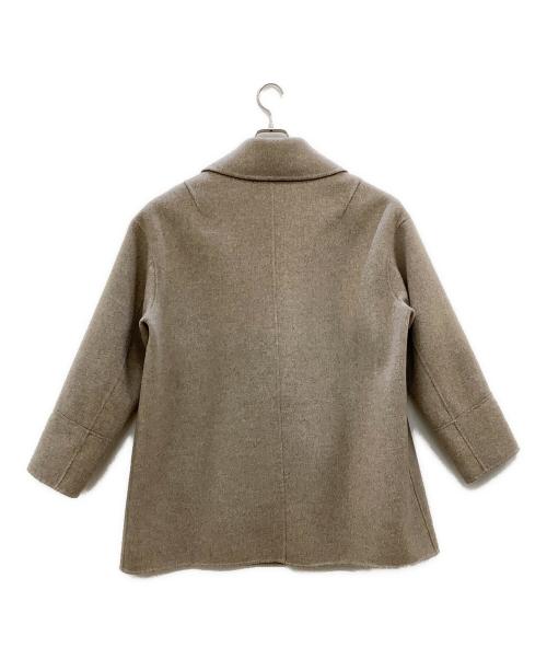 evernavy（エバーネイビー）evernavy (エバーネイビー) ウールコート ベージュ サイズ:Mの古着・服飾アイテム