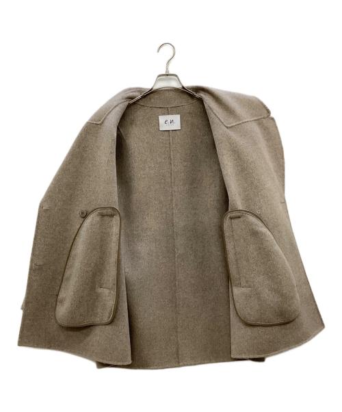 evernavy（エバーネイビー）evernavy (エバーネイビー) ウールコート ベージュ サイズ:Mの古着・服飾アイテム