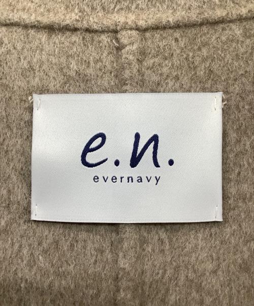evernavy（エバーネイビー）evernavy (エバーネイビー) ウールコート ベージュ サイズ:Mの古着・服飾アイテム