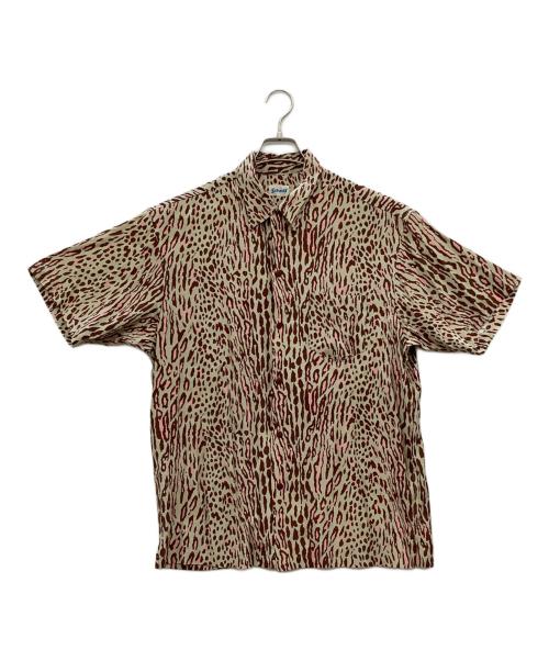 Schott（ショット）Schott (ショット) RAYON SHIRT LEOPARD ベージュ サイズ:Sの古着・服飾アイテム