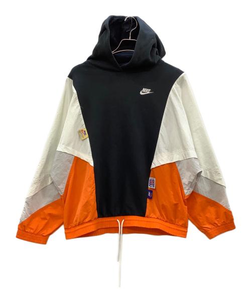 NIKE（ナイキ）NIKE (ナイキ) パーカー オレンジ×ブラック サイズ:Lの古着・服飾アイテム