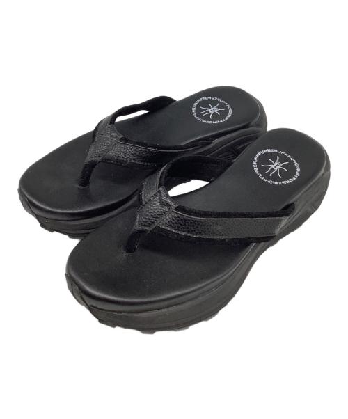 TOMO & CO（トモアンドシーオー）TOMO & CO (トモアンドシーオー) flagstuff (フラグスタフ) 厚底サンダル ブラック サイズ:27cmの古着・服飾アイテム