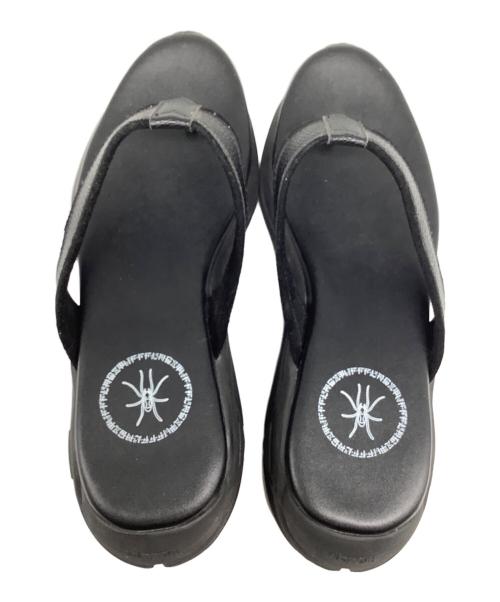 TOMO & CO（トモアンドシーオー）TOMO & CO (トモアンドシーオー) flagstuff (フラグスタフ) 厚底サンダル ブラック サイズ:27cmの古着・服飾アイテム