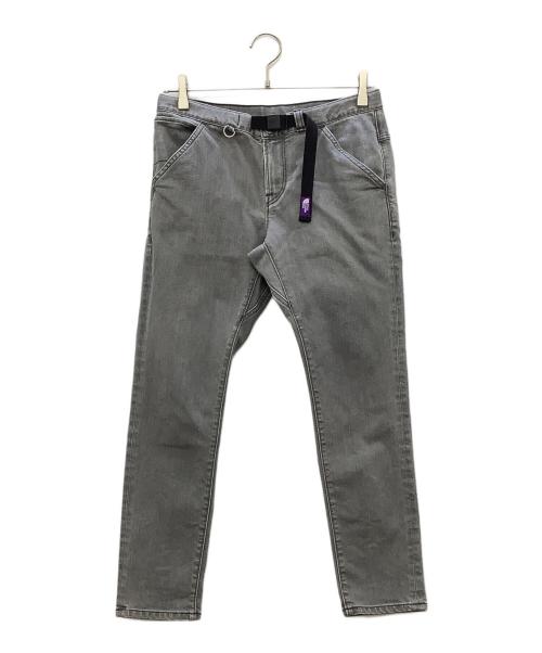 THE NORTHFACE PURPLELABEL（ザ・ノースフェイス パープルレーベル）THE NORTHFACE PURPLELABEL (ザ・ノースフェイス パープルレーベル) Webbing Belt Denim Pants グレー サイズ:WSの古着・服飾アイテム